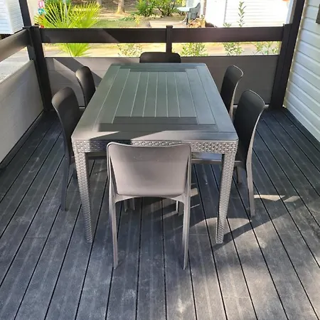 Mobil-home 6 Personnes Climatise Le Miami Campsite *
